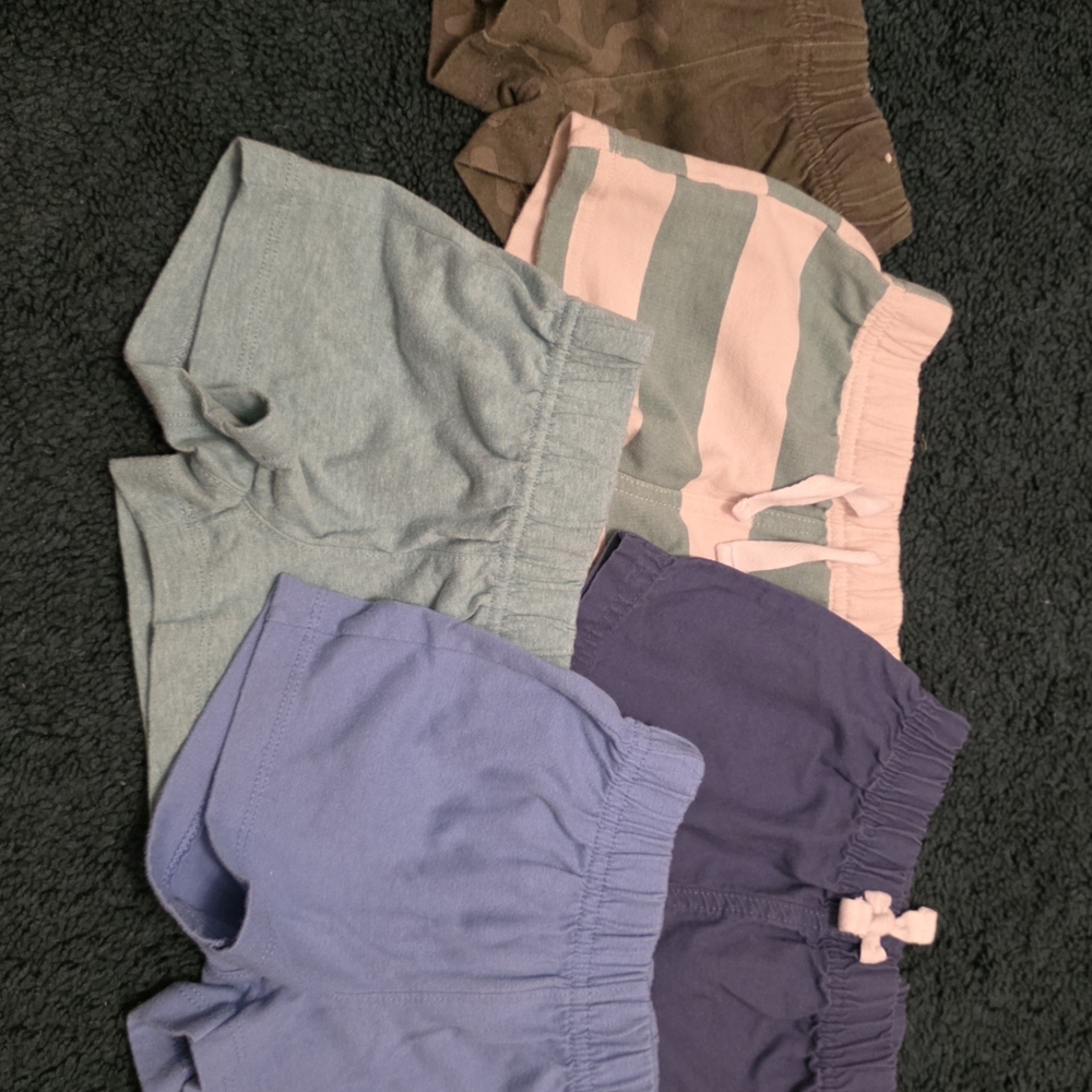 Boys Multi-Color Shorts Set